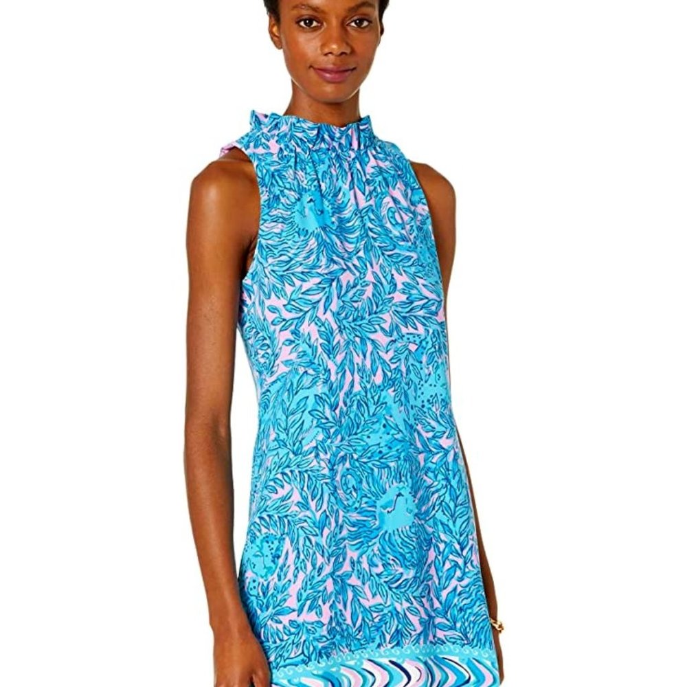 Lilly Pulitzer Adalina Romper Bermuda Blue NWT size 12